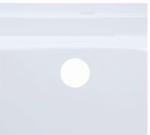 60" Rectangular Soaking Bathtub with Left Drain