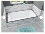 72" x 36" Acrylic Drop-in Soaking Bathtub