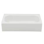 Aloha 60" x 30" White Soaking Bathtub