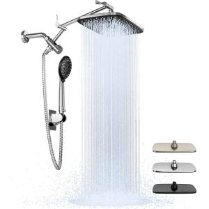 12-Inch High Pressure Rain Shower Head Combo