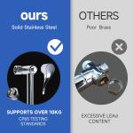 12-Inch High Pressure Rain Shower Head Combo