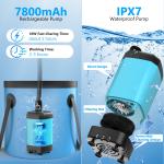 Skyhot Portable Battery Shower Kit with Bucket