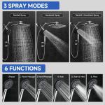 12-Inch High Pressure Rain Shower Head Combo