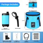 Skyhot Portable Battery Shower Kit with Bucket
