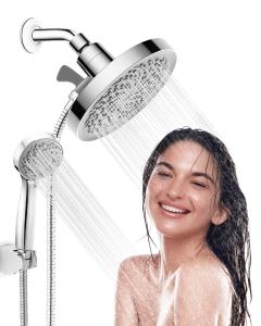 6" High Pressure Rainfall Shower Head Combo