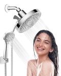 6" High Pressure Rainfall Shower Head Combo