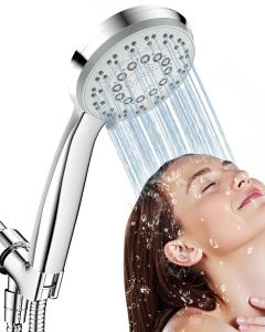 5-Setting High Pressure Handheld Shower Head