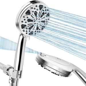 Detachable Handheld Shower Head with 10 Spray Settings