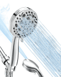 Handheld Showerhead with 10 Spray Modes, Chrome