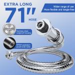 12-Inch High Pressure Rain Shower Head Combo