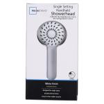 Mainstays White Handheld Showerhead with Hose