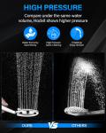 5-Setting High Pressure Handheld Shower Head