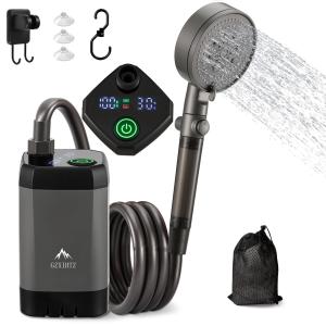 Portable Electric Camping Shower with Handheld Filter