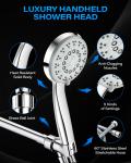 5-Setting High Pressure Handheld Shower Head