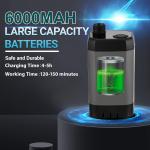 Portable Electric Camping Shower with Handheld Filter