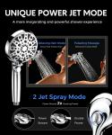Hodvit High Pressure Handheld Shower Head with 10 Settings