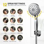 iDOO Dual Showerhead Combo: 10" Rainfall & Handheld