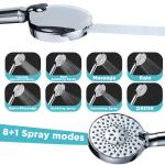 High-Pressure 9-Mode Filtered Shower Head