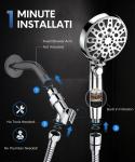 Hodvit High Pressure Handheld Shower Head with 10 Settings