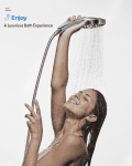 Handheld Showerhead with 10 Spray Modes, Chrome