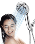 Handheld Showerhead with 10 Spray Modes, Chrome