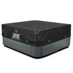 600D Tearing Strength Hot Tub Cover Protector 85 x 85 inch fits 84 x 84, 83 x 83, 82 x 82 inch or 81 x 81 Square SPA, Hot Tub Covers Replacement-Black