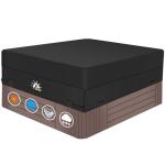 Zettum Hot Tub Cover - 600D Spa Cover Protector Waterproof & Heavy Duty, Outdoor Square Hot Tub Cover Cap Protection (85 x 85 Inch)