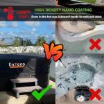 Enzeno Outdoor SPA Hot Tub Cover Waterproof Square 86 x 86 inch fit 84 x 84 or 83 x 83 or 82 x 82 or 7 ft x 7 ft 420D Heavy Duty Cub Hot Tub Lid Protectors Protective Cover Cap