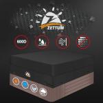 Zettum Hot Tub Cover - 600D Spa Cover Protector Waterproof & Heavy Duty, Outdoor Square Hot Tub Cover Cap Protection (85 x 85 Inch)
