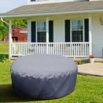 Adnee 85×27.5 Inch Round Hot Tub Full Cover Cap Protector - Full Coverage Hot Tub Covers Replacement - Waterproof Portable Overall Spa Safety Protector for Outdoor Hot Tubs