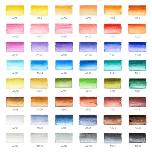 Arteza 48-Count Real Brush Marker Set