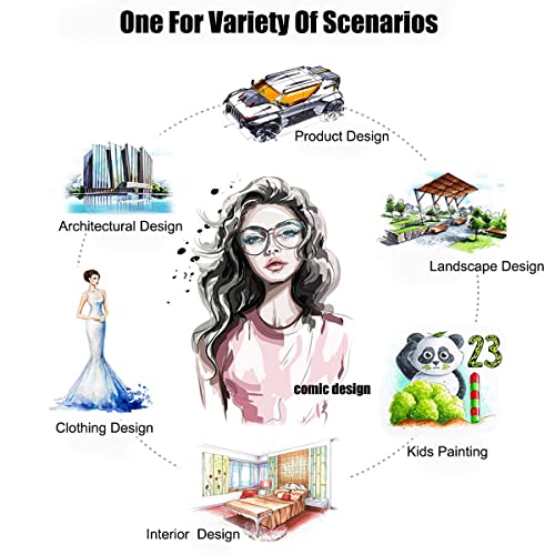 RUN HELIX 70-Color Marker Pens Set