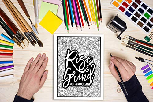 Motivational Swear Word Coloring Book for Badasses