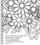 Psalms Adult Coloring Book: Color & Frame Edition