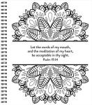 Psalms Adult Coloring Book: Color & Frame Edition