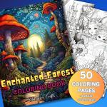 Enchanted Forest Coloring Pages for Relaxation & Fun