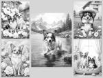 40 Adorable Papillon Dog Coloring Pages for Adults