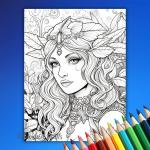 Enchanted Forest Coloring Pages for Relaxation & Fun