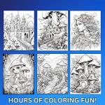 Enchanted Forest Coloring Pages for Relaxation & Fun
