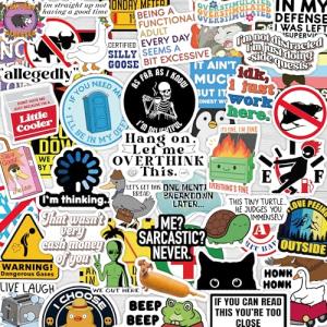 200 Funny Adult Stickers for Water Bottles