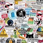 200 Funny Adult Stickers for Water Bottles