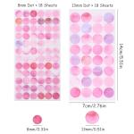Colorful Monet-Inspired Dot Washi Stickers Set