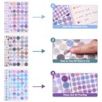 Colorful Monet-Inspired Dot Washi Stickers Set