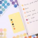 Colorful Monet-Inspired Dot Washi Stickers Set
