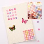 Colorful Monet-Inspired Dot Washi Stickers Set