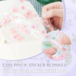 160 Pcs Self-Adhesive Flower Stickers for Crafts