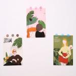 Colorful Monet-Inspired Dot Washi Stickers Set