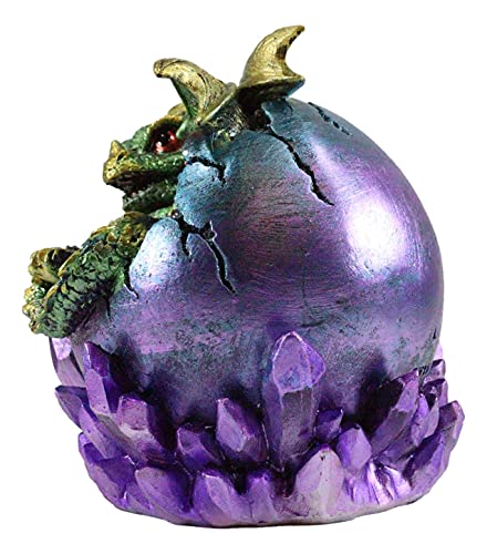 Terra Dragon Wyrmling Nestling in Purple Egg