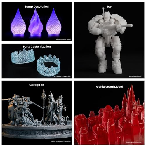 ELEGOO 405nm UV Curing Resin for LCD 3D Printing