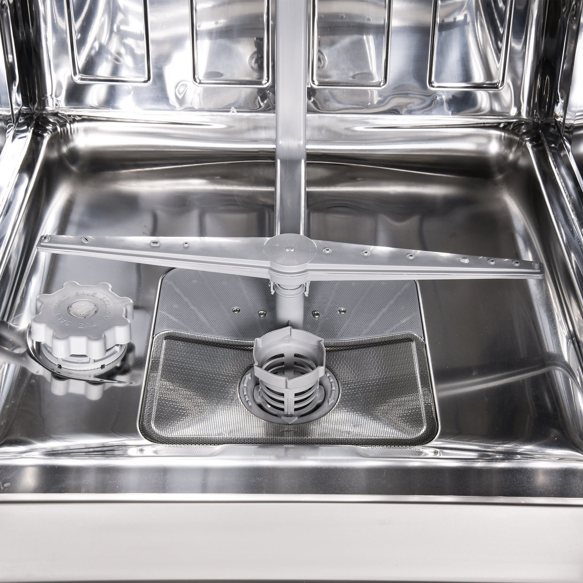 Black Front Control Built-in Stainless Steel Dishwasher